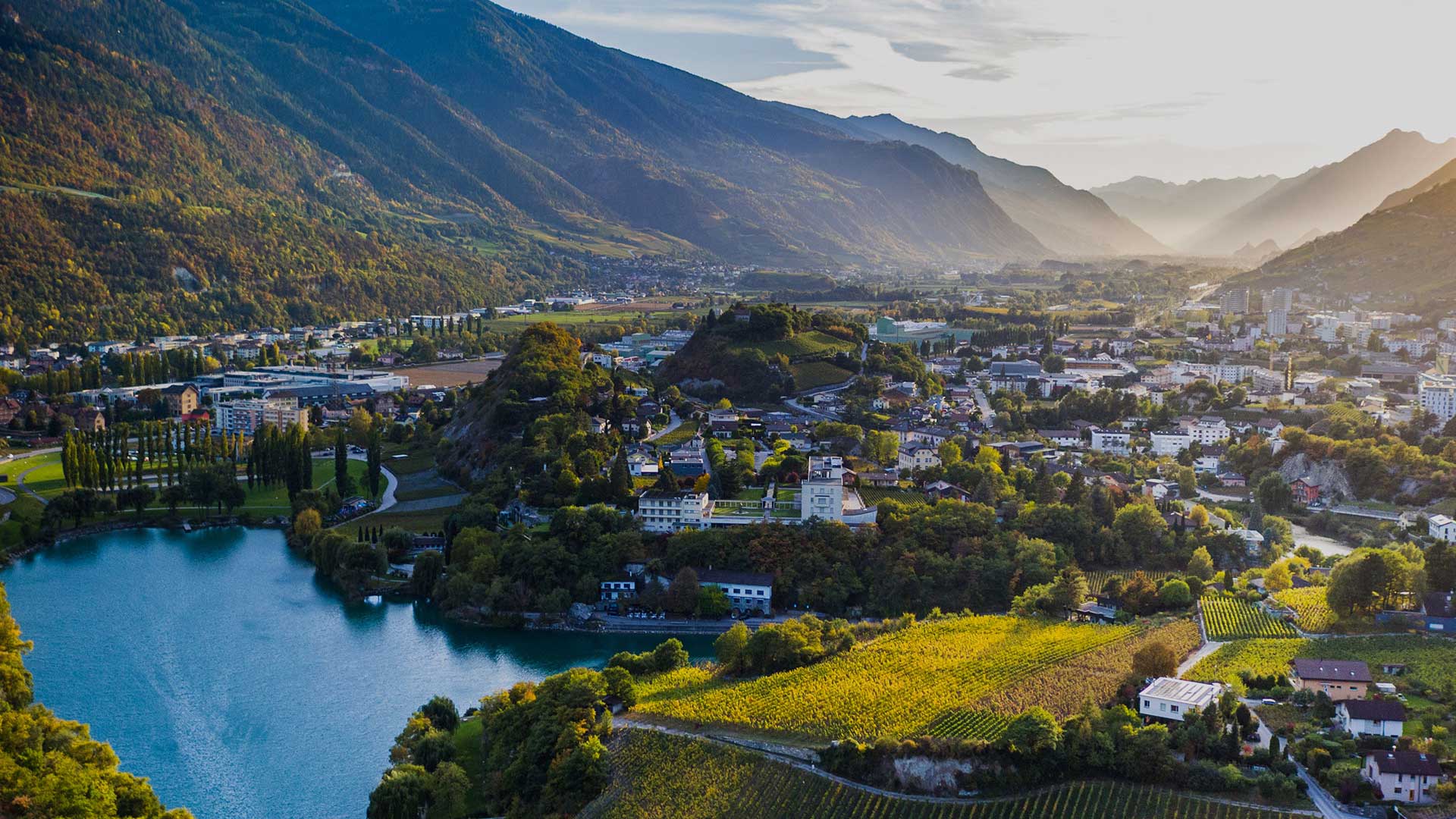 Sierre lac de géronde